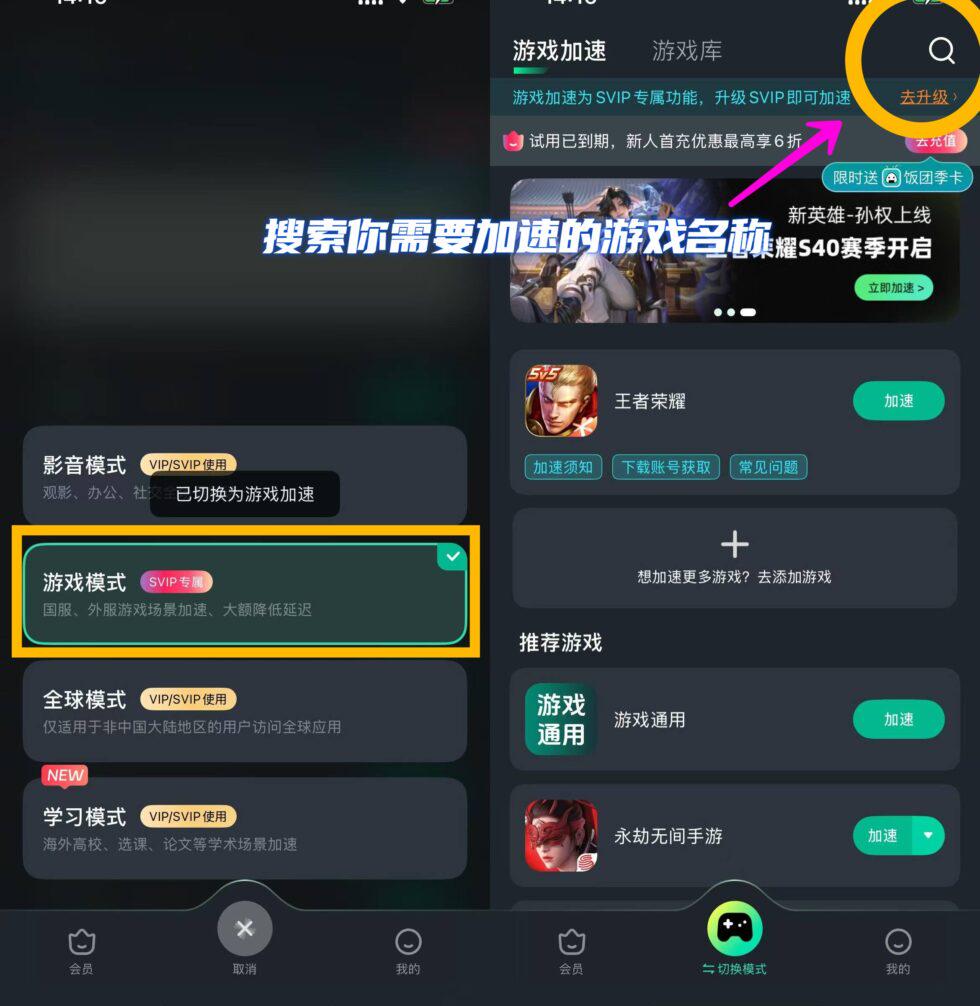 Sixfast遊戲加速流程