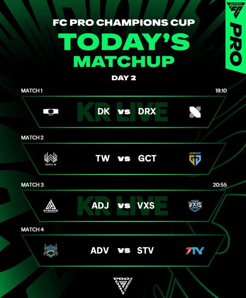 全球冠軍盃賽事界面