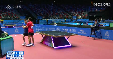 海南孤勇者林詩棟闖入全運決賽,一人代表全省挑戰樊振東