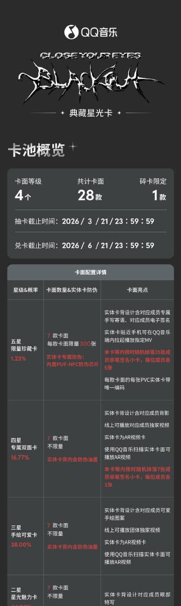 海外華人留學生必看：QQ音樂版權限制解決全攻略，輕鬆解鎖CLOSE YOUR EYES典藏星光卡