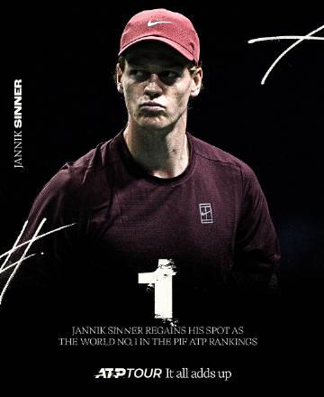 海外華人必看!網球新王辛納強勢回歸世界第一,巴黎大師賽奪冠背後的故事