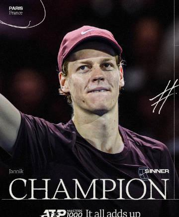 海外華人必看!網球新王辛納強勢回歸世界第一,巴黎大師賽奪冠背後的故事