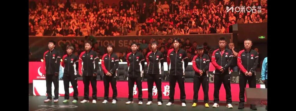 國乒與埃及隊陣容分析圖